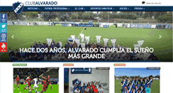 Desktop Screenshot of clubalvarado.com.ar